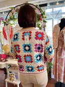 Nessa Crochet Cardi - Vibrant