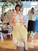 Eloise Floral Bomber Jacket - Cream