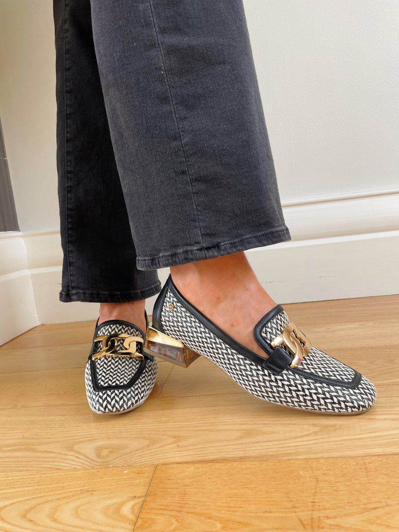 Zanni & Co Copenhagen Laocai Loafer - Ink Zig Zag