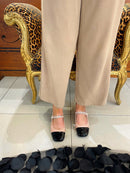 Stephan Sling Back Pump Neutral & Black