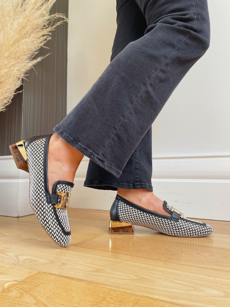 Zanni & Co Copenhagen Laocai Loafer - Ink Zig Zag