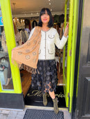 Una Healy Black & Gold Crystal Stiletto Boot - Bedazzle It Had To Be You