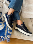 Safety Jogger Navy Patent Trainer 618896