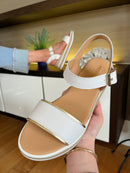 Patrizio Alatri Bianco Wedged Sandal - White