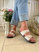 OMG "Seydi" Whipped Bloom Slider - Neutral