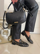 Kate Appleby "Peniston" Schwarz Studded Loafer