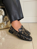 Kate Appleby "Peniston" Schwarz Studded Loafer