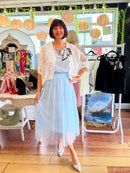 Marley Cami with Pearl Scarf - Blue