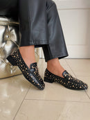 Kate Appleby "Peniston" Schwarz Studded Loafer