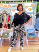 Kora Floral Print Trousers