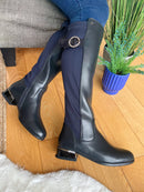 Zanni & Co Long Stretch Boot - Cobalt Navy
