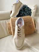 Heavenly Feet 'Mead' Beige Trainer