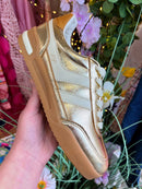 Tommy Bowe Mcghen Trainer Gold Fusion - Gold Metallic & Cream Stripe