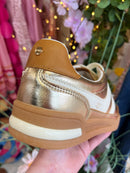Tommy Bowe Mcghen Trainer Gold Fusion - Gold Metallic & Cream Stripe
