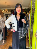 Isabel Cape Shawl With Pockets - Black