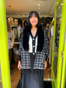 Isabel Cape Shawl With Pockets - Black