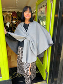 Goldie Animal Print Skirt - Grey