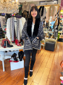 Isabel Cape Shawl With Pockets - Black