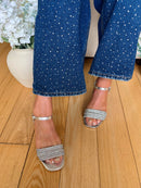 Una Healy “Fantasy" Chrome Spark Sandal