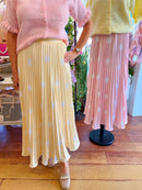 Brigitta Polka Dot Skirt - Lemon