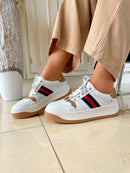 Kate Appleby Keuller Stripe Trainer - Royal Snow