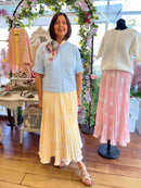 Brigitta Polka Dot Skirt - Lemon