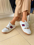 Kate Appleby Keuller Stripe Trainer - Royal Snow