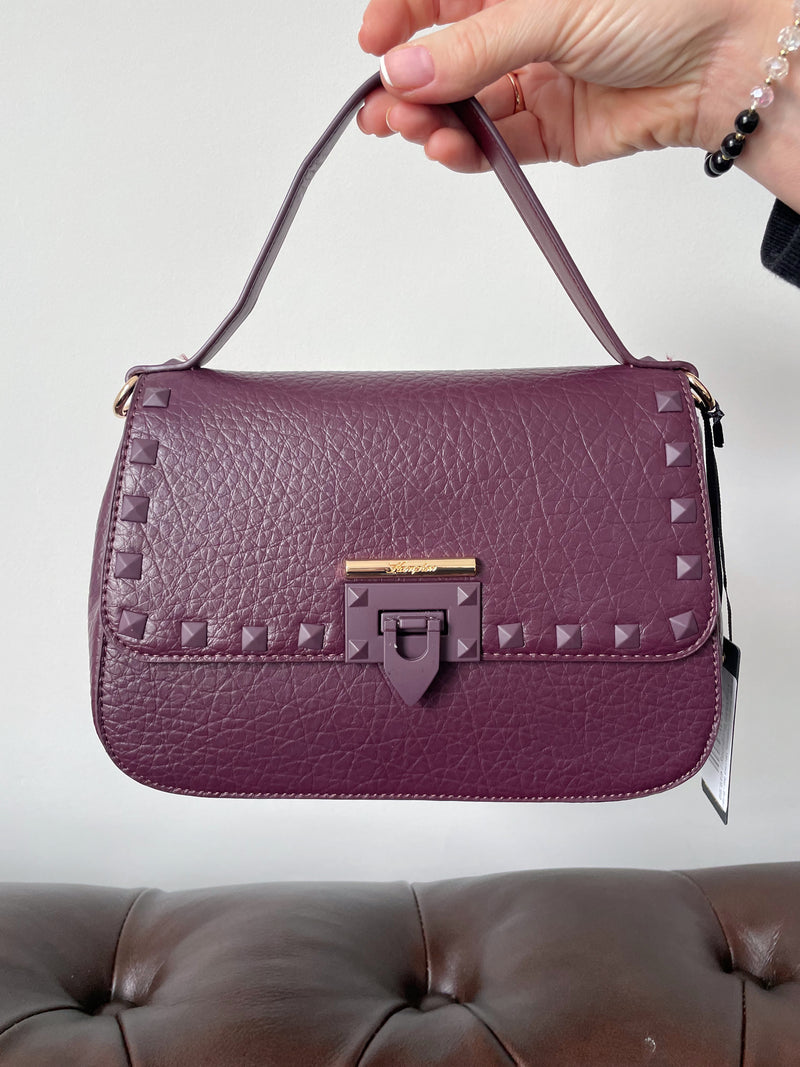 Hampton Studded Crossbody 18H1546 Bag - Burgundy