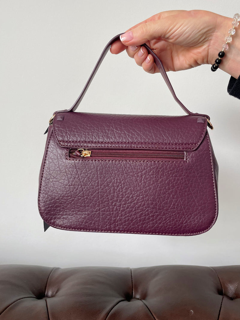 Hampton Studded Crossbody 18H1546 Bag - Burgundy