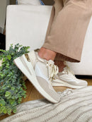 Tommy Bowe Wedge Trainer Finn Timeless - Cream
