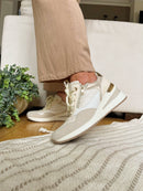 Tommy Bowe Wedge Trainer Finn Timeless - Cream