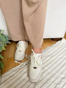 Tommy Bowe Wedge Trainer Finn Timeless - Cream