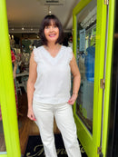 Lydia Cami Top - Cream