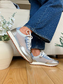 Tommy Bowe Bargell Mesh Trainer Denim - Blue