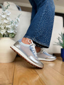Tommy Bowe Bargell Mesh Trainer Denim - Blue