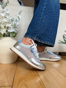 Tommy Bowe Bargell Mesh Trainer Denim - Blue