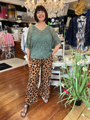 Jody Crochet Cape Top - Khaki