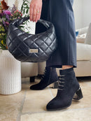 Gionni Elm Moon Shoulder Bag - Black 11G2693