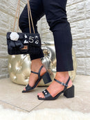 Marco Tozzi Black Matte Sandal 2-28327-20 001