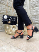 Marco Tozzi Black Matte Sandal 2-28327-20 001