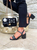 Marco Tozzi Black Matte Sandal 2-28327-20 001