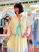 Heidi Ombre Dress - Green, Lemon & Blue