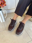 Heavenly Feet Nell Trainer - Chocolate Brown