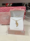 Tipperary Angel Wings Crystal & Pearl Pendant
