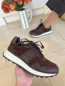 Heavenly Feet Nell Trainer - Chocolate Brown