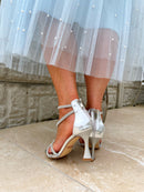 Una Healy “Centrefold" Chrome Sandal