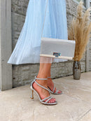 Una Healy “Centrefold" Chrome Sandal