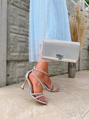 Una Healy “Centrefold" Chrome Sandal
