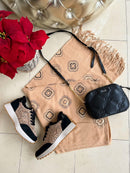 Kate Appleby "Dabin" Creamlop Trainer - Leopard Print