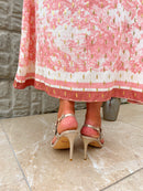 Una Healy “Water Falls" Bling Buckle Sandal
